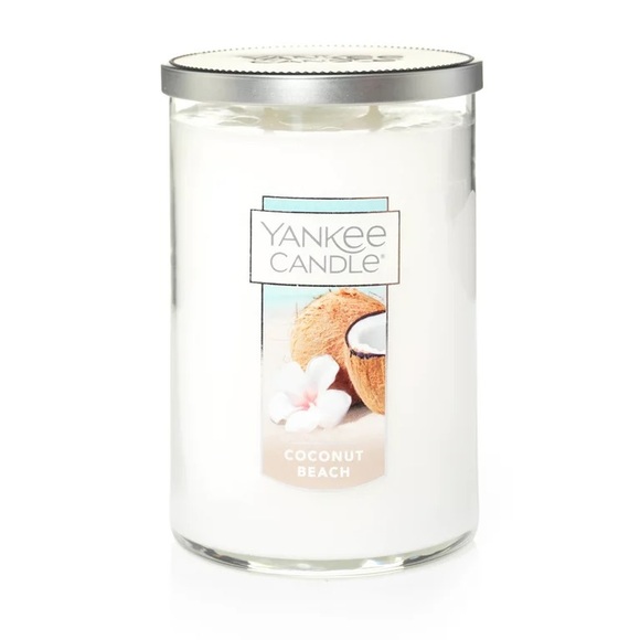 Yankee Candle Large Jar with Lid Single Wick Candle - Coconut Beach Scent New